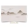2024 Nuevo Estilo Chino Paisaje Tela de Pared Fondo de TV Papel Tapiz Sala de Estar Pared del Sofá Tela de Hotel Papel Tapiz 3D Mural