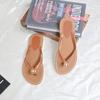Primavera y Verano 2025 Ropa Exterior Moda Mariposa Versátiles Chanclas Zapatillas Planas Sandalias de Dedo para Mujer