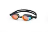 Gafas de natación para adultos con baño galvánico transfronterizas, lente plana, impermeables, montura pequeña, gafas de natación de competición, alta definición, antivaho, personalizables