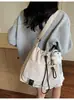 Bolso de Hombro Impermeable de Nailon con Cordón Estilo Japonés 2025 Nuevo para Viaje Casual Versátil de Gran Capacidad Cruzado