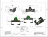 Patineta Eléctrica Patineta Todoterreno Puente Amortiguador Puente de Patineta con Suspensión Independiente Amortiguador