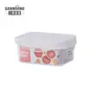 Caixa de Armazenamento para Geladeira Doméstica Grande Capacidade Plástico Caixa para Conservar Frescor Retangular Selada Cozinha Caixa de Armazenamento para Comida Bolinho