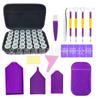 Ferramentas de pintura diamantada: 30 garrafas de saco de armazenamento de subembalagem resistente a choques, comércio exterior, novos produtos, furadeira de vara, furadeira de ponto rápido, conjunto de ferramentas de subperfuratral;