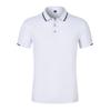 6086 Polo Jacquard de Golfe com Lapela Manga Curta Camiseta de Negócios Roupa de Trabalho Roupa para Evento Atacado