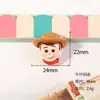 Pegatinas de resina de personajes de dibujos animados pegamento de crema DIY funda de teléfono pasador zapato de madera accesorios de decoración hechos a mano