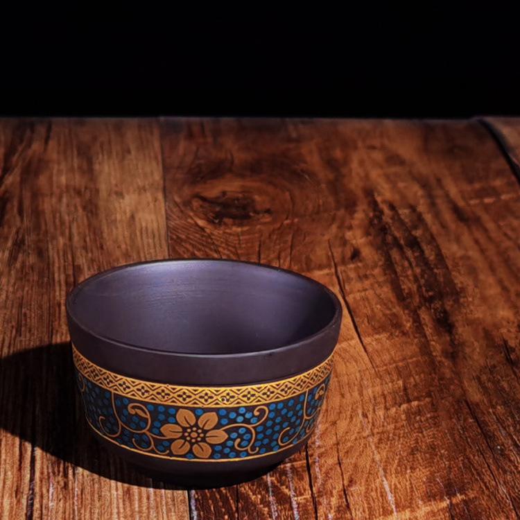 鎏金堆花茶杯100ml