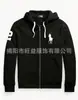Venda Direta de Fabricante Transfronteiriça Moletom Masculino Hoodie de Outono Peso Pesado Tendência Marca Nova Logo de Pônei Casaco Cardigan Moletom Masculino