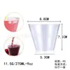 Copas de Champaña Transparentes de Plástico Listas para Usar del Fabricante, Varios Estilos para Bodas, Fiestas, Catering, Postres, Copas de Cóctel, Copas de Vino Desechables
