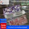 Spot atacado goo card tijolo adesivo conjunto goo cartão tijolo treme com explosões transparente goo cartão tijolo cartão DIY tijolo