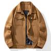 Otoño 2023 nueva moda Juvenil Versátil casual chaqueta ropa de cuero Marca de moda japonesa para hombre una pieza entrega