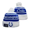 Gorro de Punto Cálido NFL Otoño/Invierno para Hombres y Mujeres, Gorro con Letra Bordada Estilo Pop y Pompón