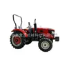 O trator Luoyang Wannianhong 504 é equipado com um cultivador rotativo e um arado de discos, um trator agrícola multifuncional adequado tanto para terra úmida quanto seca