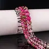 Contas Redondas Fantasma Vermelho Cristal e Verde para Pulseira Colar DIY Acessórios de Joias Contas Semi-Acabadas Artesanais Contas Soltas Venda por Atacado