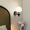 Lámpara de Pared Retro de Madera Maciza Dormitorio Americano Retro Sala de Estar Pared de Fondo Sofá Lámpara de Escalera Estilo Antiguo Lámpara de Noche