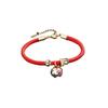 Huayoule pulsera de cuerda roja del zodiaco Tigre para niñas de alta gama, cuerda de mano tejida a mano del año zodiacal, pulsera nueva