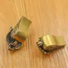Silbato de animal de latón mango de mano pieza EDC herramientas para exteriores popular retro hacer viejo silbato clásico silbato de árbitro DIY