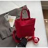 Bolso Cubo de Tela Estilo Nuevo Primavera 2026 para Mujer, Bolso de Mano Casual y Versátil para el Trabajo, Diseño de Nicho, Bolso Cruzado de Gama Alta