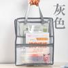 Bolsa de almacenamiento de información portátil de gran capacidad de malla, bolsa especial para exámenes de ingreso a la universidad, bolsa transparente tridimensional para archivos tutoriales.