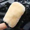 Guantes para Lavar Coches de Felpa Doble Cara para Limpiar el Coche Imitación de Pata de Oso Guantes de Lana Sintética Engrosados para Encerar Herramientas de Limpieza