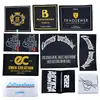 Personalizado marca de lavagem meia-dobra chapéu adesivo de pano Marca lista de comércio exterior Logotipo europeu e americano japonês colar de roupas trigo principal