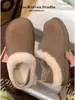 Zapatos Birkenstock de suela gruesa de dos vías para mujer 2026 nueva llegada de invierno botas de nieve forradas de polar pantuflas de pelo zapatos de algodón cálidos con suela blanda