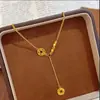 Nuevo Modelo Collar con Borla de Moneda Efecto Hielo Chapado en Oro, Mismo Estilo que en Tiendas de Oro, Venta al por Mayor desde Fabricante para E-commerce en Vivo