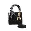 Bolso Princesa Diana Mate para Mujer 2026 Modelo Nuevo Blanco Moda Elegante Gama Alta Lujo Ligero Bolso de Mano de Diseñador Bolso Cruzado Pequeño
