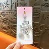 Llavero de cachorro de perla transfronterizo para coche, colgante DIY, llavero colgante de perro burbuja, regalo pequeño, venta al por mayor