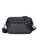 Bolso de hombro a cuadros para hombre, bandolera, bolso pequeño, business casual, bolso de hombro pequeño, marca de moda, horizontal, gran capacidad, mochila individual para hombre