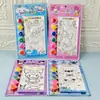 Conjunto de Pintura Educacional DIY Infantil Pintura Manual Kuromi Melody Cinnamon Dog Pincel de Aquarela Papelaria Prêmios