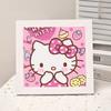 Nuevo Kuromi Pintura de Diamantes Sanrio DIY Hecho a Mano para Niños Juguete Educativo de Diamantes con Marco Mesa Fabricante Venta al por Mayor