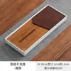 Bandeja de té pequeña estilo japonés con almacenamiento de agua, Bandeja de bambú resistente para uso doméstico, Juego de té redondo con drenaje de agua, Plataforma de secado para preparación de té