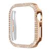 Adequado para Caixa de Relógio Apple 11ª Geração, Caixa Protetora Apple X com Diamantes Duplos em Fileira de PC, Caixa com Diamantes Apple Watch10