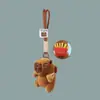 Lindo Llavero de Peluche de Capibara Colgante de Capibara Pequeño Colgante para Mochila de Estudiante Pequeño Regalo Venta al por Mayor Boutique