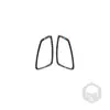 Adequado para Bmw Bmwe90/E92/E93 Série 3 Antiga Moldura Decorativa de Maçaneta de Porta Fibra de Carbono Adesivo de Modificação de Carro