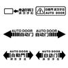 Pegatinas con aviso de puerta automática para coche, pegatinas de no tirar, pegatinas para puerta automática Odyssey, pegatinas decorativas para puerta de ascensor eléctrico