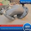 Revestimento de tubo de ptfe moldado revestimento de tubo plástico ptfe usina química tratamento de água revestimento de borracha tubo
