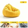 Puff Sofá Perezoso Se Puede Recostar Se Puede Dormir Tatami Balcón Silla Sofá Individual Silla con Respaldo de Ocio Asiento de Dormitorio