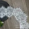 Ribete de encaje de pestañas de algodón brocado de 8 cm del fabricante, accesorios de encaje para lencería, vestidos caseros y ropa, diseño de hilo ondulado