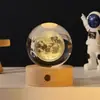 Lámpara de noche personalizada de bola de cristal luminosa, un regalo conmemorativo creativo y práctico para niños y niñas en su cumpleaños, o como decoración para el Día del Maestro.