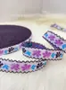 Cinta Bordada Jacquard para Oreja de 1.3 cm Hecha a Mano Moño DIY Cinta Accesorios para el Cabello Adorno para la Cabeza Cinturón de Borde
