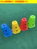 Cones de Marcação para Treinamento de Futebol e Basquete, Cones de Marcação para Corrida em Formato de Cobra, Bandeirinhas de Canto Preenchidas com Água e Cones de Reversão Esportivos
