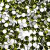 Rhinestones de Vidrio Planos Transfronterizos DIY Redondos de Color Trasero Cristal Rey Ventilador Uñas Arte Rhinestone Accesorios Rhinestones Sueltos 1440 Piezas