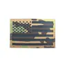 Insignia Reflectante Americana de Corte Láser Spot Insignia Táctica Reflectante de Moral Insignia Reflectante de Velcro Bandera de Estrellas y Barras