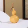 Cabaça Natural Feita à Mão com Cabeça de Dragão, Exquisito Pequeno Ornamento de Cabaça para Segurar na Mão, Decoração de Escritório Atacado