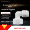 4 pontos de rosca interna giram 3 pontos PE tubo cotovelo conexão rápida sem cartão 4 pontos Gire 3 pontos de diâmetro do tubo 3/8 rosca interna 4 pontos KM43