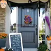 Mz604-608 Transfronterizo Halloween Casa Embrujada de Madera Calabaza Calavera Fantasma Colgante Decoración Festiva para el Hogar Colgante