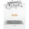 Parrilla BBQ Plegable de Acero Inoxidable Portátil para Exteriores Hogar Rack BBQ Sin Humo Carbón Celebridad de Internet Camping Picnic Pequeño