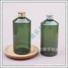 Botella Sub-botella 300ML Verde Oscuro Gel de Ducha Champú Botella 300ML Tapa de Aluminio Hombro Inclinado Botella PET Botella para Tónico