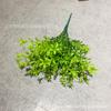 7 tenedores Planta de Campanula accesorios de pared narcisos de simulación decoración de paisaje verde de invierno de la comunidad flor de plástico fábrica al por mayor